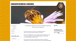 Desktop Screenshot of imkerverein.krems.or.at